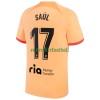 Maillot de Supporter Atlético Madrid Saul 17 Troisième 2022-23 Pour Homme